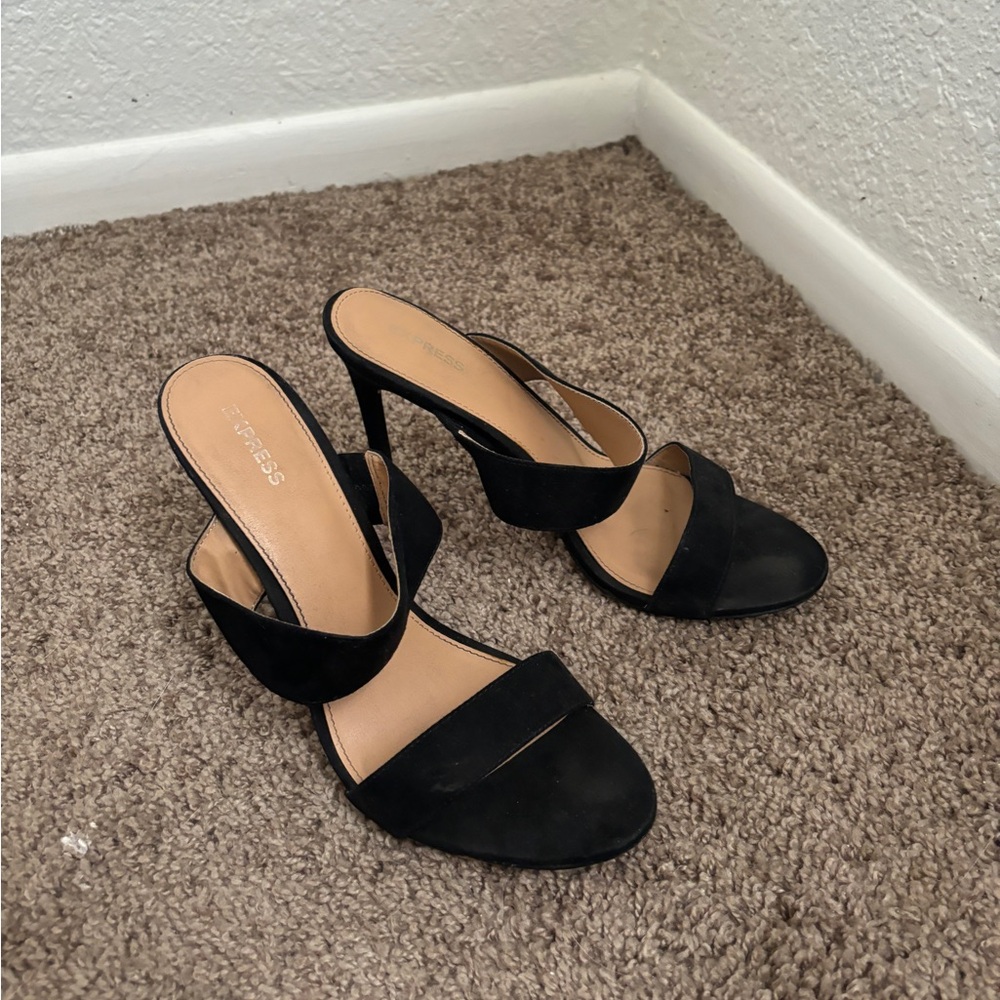 black heels
